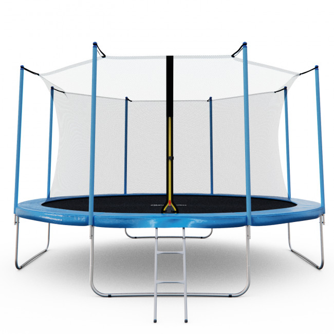Батут каркасный с сеткой DFC Kondition 14 ft с лестницей Батут каркасный с сеткой DFC Kondition 14 ft с лестницей