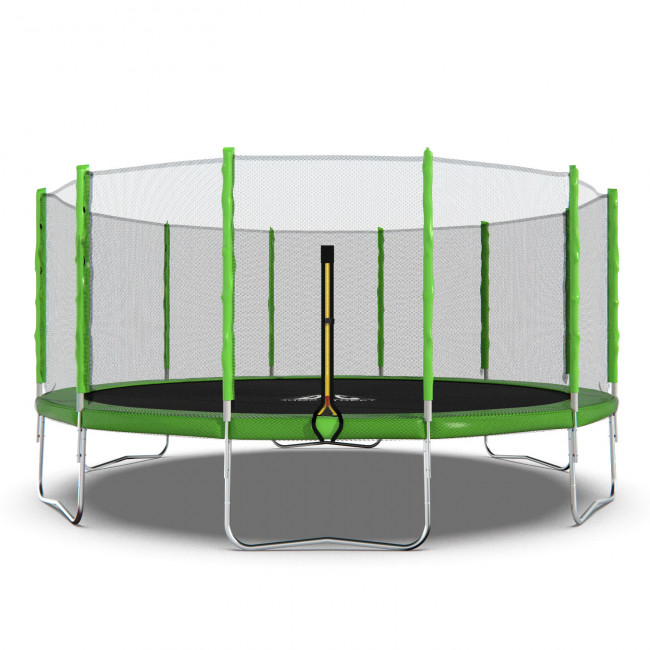 Батут DFC Trampoline Fitness с сеткой 16ft Батут DFC Trampoline Fitness с сеткой 16ft