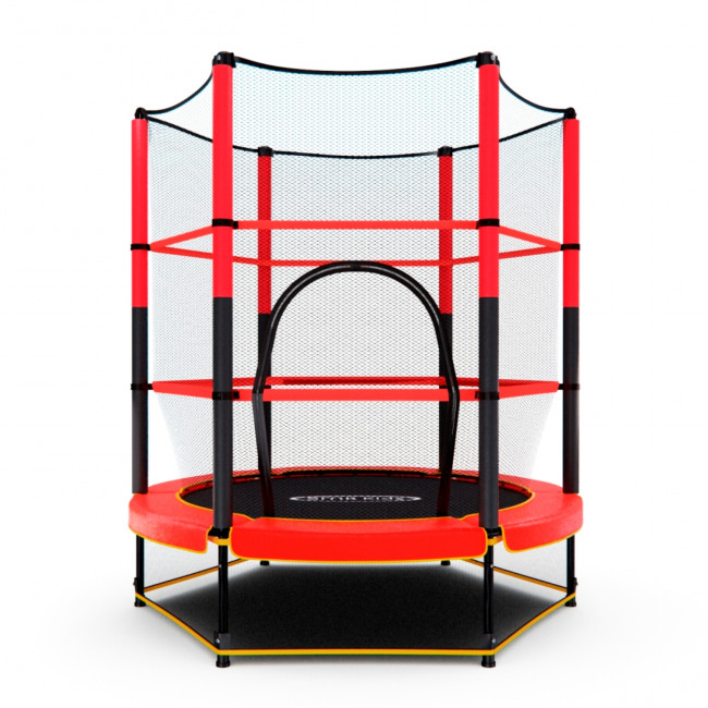 Батут детский DFC TRAMPOLINE-RED 55" с сеткой Батут детский DFC TRAMPOLINE-RED 55" с сеткой