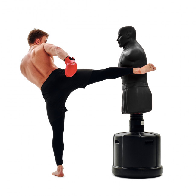 Манекен DFC Boxing Punching Man-Heavy c регулировкой высоты TLS-AB (черный) Манекен DFC Boxing Punching Man-Heavy c регулировкой высоты TLS-AB (черный)