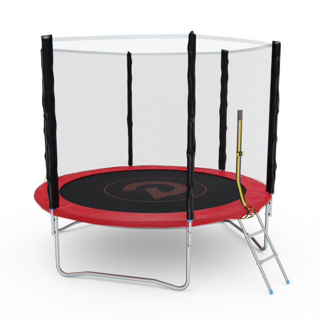Батут с сеткой DFC PELPO 8ft с лестницей, RED Батут с сеткой DFC PELPO 8ft с лестницей, RED