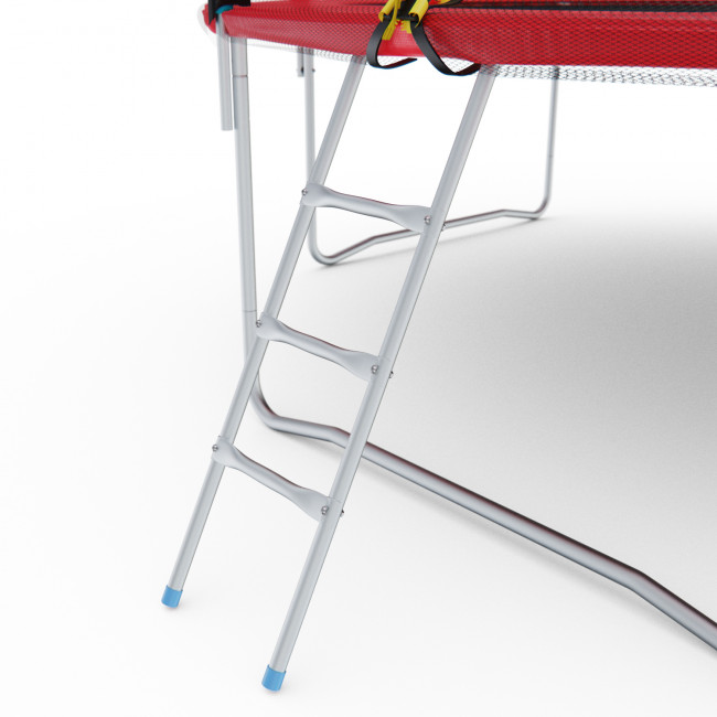 Батут с сеткой DFC PELPO 12ft с лестницей, RED Батут с сеткой DFC PELPO 12ft с лестницей, RED