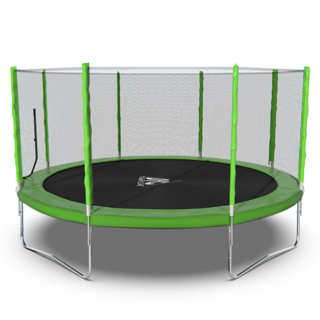 Батут DFC Trampoline Fitness с сеткой 14ft Батут DFC Trampoline Fitness с сеткой 14ft