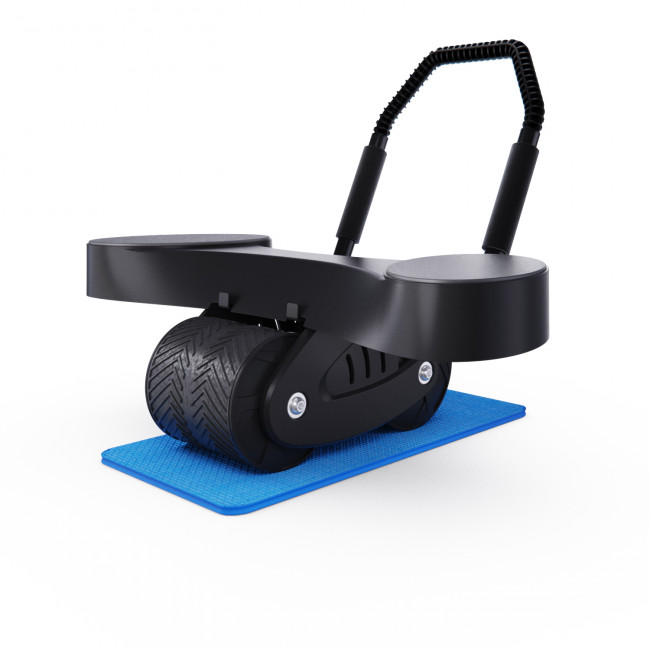 Тренажёр для пресса AB Roller SND чёрный с ковриком 34 х 17 x 0.6 cм Тренажёр для пресса AB Roller SND чёрный с ковриком 34 х 17 x 0.6 cм