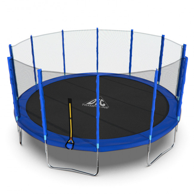 Батут DFC Trampoline Fitness с сеткой 16ft Батут DFC Trampoline Fitness с сеткой 16ft