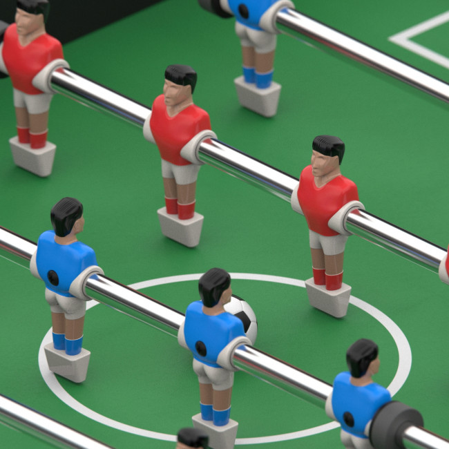 Игровой стол - футбол DFC Barcelona2 складная Игровой стол - футбол DFC Barcelona2 складная