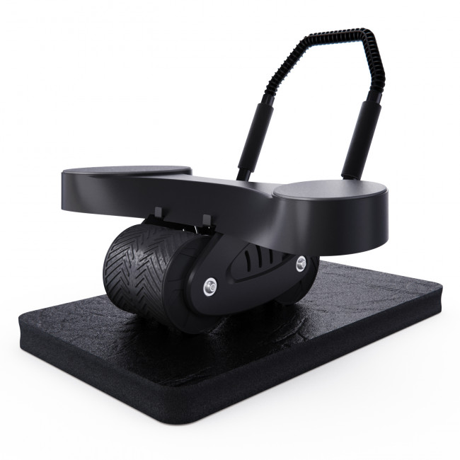 Тренажёр для пресса AB Roller SND чёрный с ковриком 45 х 30 x 3.5 cм Тренажёр для пресса AB Roller SND чёрный с ковриком 45 х 30 x 3.5 cм