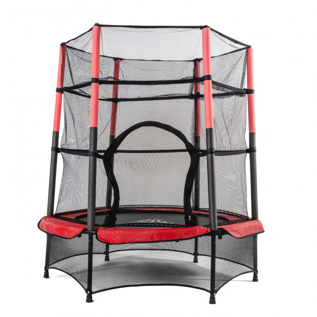 Батут DFC JUMP KIDS 55" красно-серый Батут DFC JUMP KIDS 55" красно-серый