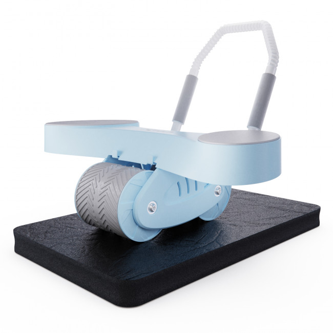 Тренажёр для пресса AB Roller SND голубой с ковриком 34 х 17 x 0.6 cм Тренажёр для пресса AB Roller SND голубой с ковриком 34 х 17 x 0.6 cм