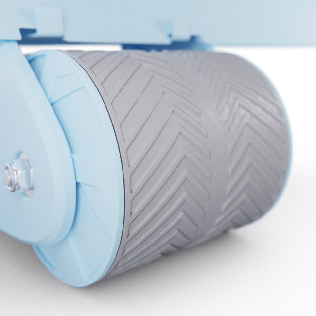 Тренажёр для пресса AB Roller SND голубой с ковриком 45 х 30 x 3.5 cм Тренажёр для пресса AB Roller SND голубой с ковриком 45 х 30 x 3.5 cм