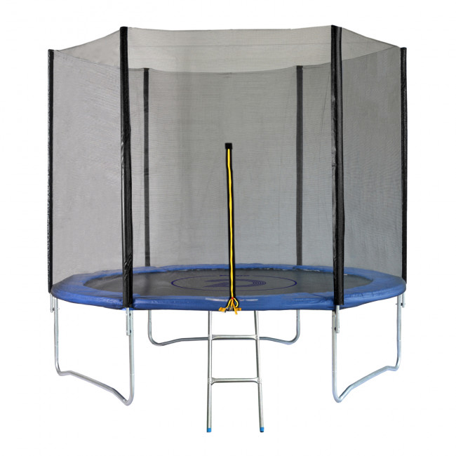 Батут с сеткой DFC PELPO 8ft с лестницей, BLUE Батут с сеткой DFC PELPO 8ft с лестницей, BLUE