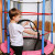 Батут детский DFC SMRKIDS 55" с сеткой, PINK