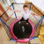 Батут детский DFC SMRKIDS 55" с сеткой, PINK