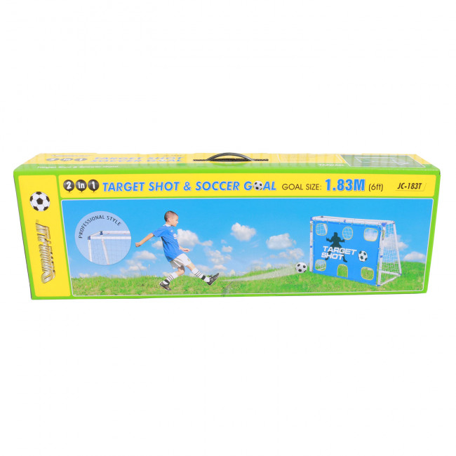 Ворота игровые DFC 6ft с сеткой-мишенью GOAL183T Ворота игровые DFC 6ft с сеткой-мишенью GOAL183T