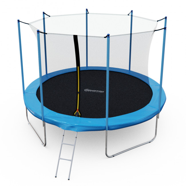 Батут каркасный с сеткой DFC Kondition 12 ft с лестницей Батут каркасный с сеткой DFC Kondition 12 ft с лестницей